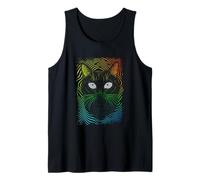 Trippy Weirdcore Cat gothic punk grunge dreamcore aesthetic Canotta