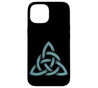 Triquetra Il simbolo celtico della trinità e della connessione Custodia per iPhone 15