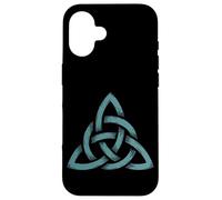Triquetra Il simbolo celtico della trinità e della connessione Custodia per iPhone 16