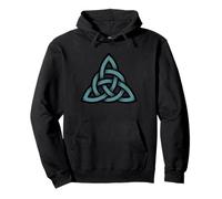 Triquetra Il Simbolo Celtico della trinità e della connessione Felpa con Cappuccio