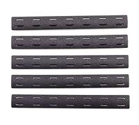 Trirock 5-pack Black Heat Resistant Non-slip M-LK Handguard Protector Rubber Rail Cover Fits MLK cutout Picatinny rail