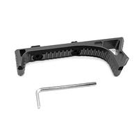 TRIROCK Black Tactical Aluminum Link Curved Angled Hand Stop fits M-LK handguard rail system