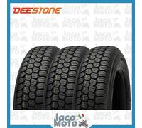 Tris 3 Copertoni Gomme Pneumatici DEESTONE 125-12 R APE CAR TM 703 8PR 81J D823