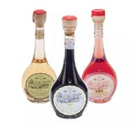 Tris Aceto Leonardi: Balsamico Bianco, Balsamico di Modena IGP e Rosé 250 ml x 3