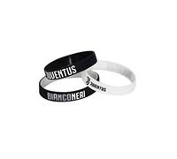 TRIS BRACCIALI SILICONE JUNIOR JUVE JUVENTUS PRODOTTO UFFICIALE IDEA REGALO