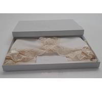 Tris Centrini 3 pezzi Tinta unita in Pizzo Lavorazione artigianale Home decor