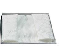 Tris Centrini Raso Jacquard Rilievo 3 Pezzi Moderni Decor Tavolo Casa Artigianal
