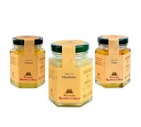 Tris Mieli Amodeo Carlo: Limone, Mandorlo, Timo 100gr x 3