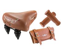 Tris Montegrappa: Sella Originale Laguna MOD 100 + Borsello MOD. 0016 + Coppia di Manopole