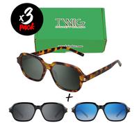 Tris occhiali da sole TWIG Pack ACOSTA [Premium] uomo/donna fashion vintage