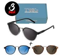 Tris occhiali da sole TWIG Pack BLOOM [Premium] uomo/donna fashion vintage