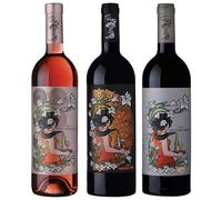 "TRIS OCONE" - Vino Rosè, Nero e Bianco - Bozzovich - Vini OCONE - Benevento IGT - 3 x 0.75 Lit.