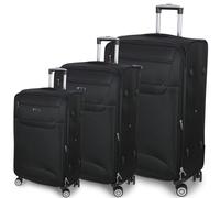 Tris ORMI Set 3 Trolley di Qualità Valigie Espandibile 4 RUOTE Bagaglio a Mano