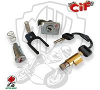 TRIS SERRATURA BLOCCASTERZO BAULETTO SELLA PIAGGIO VESPA PX P 125 X 1984 10 PZ B