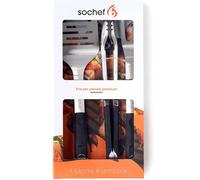SET PINZA PALETTA FORCONE PER BARBECUE ACCESSORI E STRUMENTI BBQ GRILL METALLO