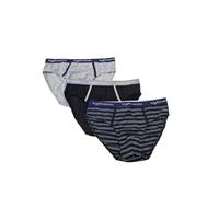 Tris slip uomo Rossoporpora in cotone elasticizzato Multicolore US2133