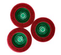 Tris spazzole pad (ruvide) lucidatrice pl510 pl511 pl512 Vorwerk Folletto