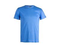 Tris t-shirt uomo tinta unita per stampa, Azzurro S