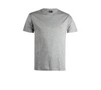 Tris t-shirt uomo tinta unita per stampa, Grigio melange XL