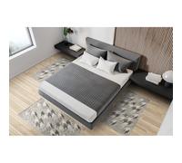 Tris Tappeto camera scendiletto stile moderno BRISTOL Tortora cinigliato jacquar