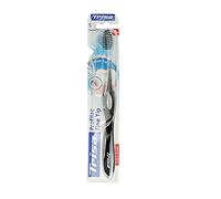TRISA Profilac Fine Tip Sensitive, spazzolino da denti per una pulizia particolarmente delicata ed efficiente, morbido, nero/bianco