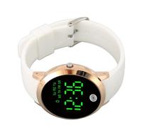 Trisar Orologio Digitale da Uomo, Schermo a Colori Rotondo, Orologio Antiurto Retroilluminato Semplice, Impermeabile per lo Sport (Grande taglia)