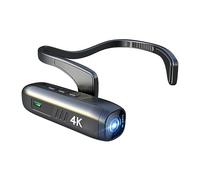 Trisoye Fotocamera frontale portatile 4K 30FPS Videocamera WiFi Videocamera Webcam Obiettivo grandangolare Batteria Controllo tramite applicazione Durevole Facile da usare