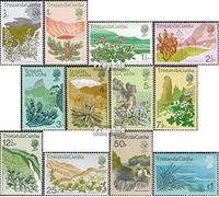 Tristan da Cunha 162-173 (completa edizione) 1972 Flora (Francobolli per i collezionisti) piante / funghi