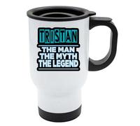 Tristan - Il Man,Il Myth, la Leggenda - Bianco Riutilizzabile Tazza da Viaggio