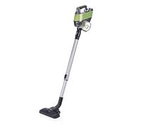 TRISTAR Scopa elettrica con Filo a Rete senza Sacco 2in1 Potenza 400 Watt Tecnologia Ciclonica + Mini Aspirapolvere Aspirabriciole colore Verde / Grigio - ...