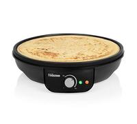 Tristar BP-2637 Crepiera Piastra per Crepes, 1000 W, Alluminio pressofuso, Nero