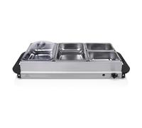 Scaldavivande Buffet 300 W 6,8 L In Acciaio Inox Argento