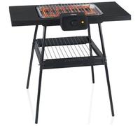TRISTAR - Bq-2870 - Barbecue Su Gambe 36,5x25,5cm - Funzione Barbecue Da Tavolo - 2000w - Termostato Regolabile - Piedini Antiscivolo