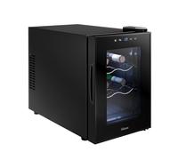 Tristar Cantinetta termoelettrica Grand Saignée, Fino a 6 bottiglie, Silenziosa e stabile, Porta in vetro, 3 livelli, Touch screen a LED, Illuminazione interna, WR-7506