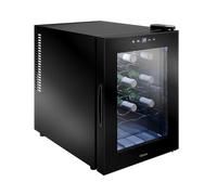 Tristar Cantinetta termoelettrica Grande Saignée, Fino a 12 bottiglie, Silenziosa e stabile, Porta in vetro, 4 livelli, Touch screen a LED, Illuminazione interna, WR-7511