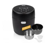 Tristar Cuociriso Digitale con Funzione Low Carb, 8 Programmi Automatici, Capacità 0,6 L di Riso, Pannello Digitale, Facile da Pulire, RK-6238