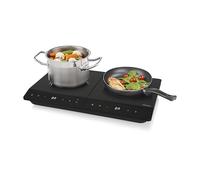 IK-6162 PIASTRA DA COTTURA A INDUZIONE DOPPIA 1400W/2000W TRISTAR IK-6162 BLACK