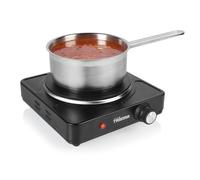 TRISTAR FORNELLO ELETTRICO GHISA 1500W CAMPEGGIO ACCIAIO PIASTRA TERMOSTATO 5 LI