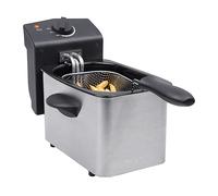 Tristar FR-6919 Friggitrice, 800 W, Inossidabile 18/8, Acciaio/Nero