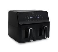 Tristar FR-9040 Friggitrice ad Aria Doppio Cestello con Oblo' 8 Litri 2700W Nero