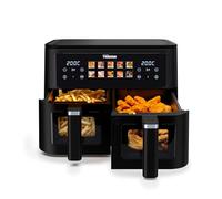 TRISTAR Friggitrice ad Aria Doppio Cestello, 9 Litri, Elettrica, 2400W, Plastica, Nero Fr-9075