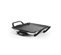 Tristar Griglia da tavolo slim S - Una superficie di cottura di 28 x 28 cm - Termostato regolabile - Rivestimento antiaderente - Vaschetta raccogli grasso removibile - Facile da pulire - BP-2666
