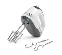 Tristar Miscelatore manuale, 5 Velocità Regolabili, 200W, Design Ergonomico, Accessori in Acciaio Inox, Parti Lavabili in Lavastoviglie, Senza BPA, Con Pulsante di Espulsione, Compatto, MX-4203