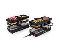 Tristar RA-2742 griglia per raclette 4 persona(e) 800 W Nero, Acciaio inossidabile
