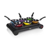 Tristar Set wok per party BP-2827 - Utilizzabile anche per cucinare crepe e come piastra elettrica - Potenza: 1000 W
