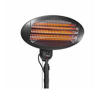 Tristar Stufa Elettrica da Esterno KA-5287, 2000 W, 0 Decibel, Quarzo, Nero