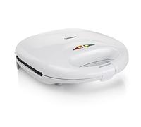 Tristar Tostiera - Piastre grill - Coperchio con bloccaggio - 750 W - Rivestimento antiaderente - Facili da pulire - Con chiusura di sicurezza - SA-3050