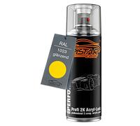 TRISTARcolor RAL 1023 Verkehrsgelb lucido 2K acrilico bomboletta spray bomboletta a spruzzo vernice spray vernice a spruzzo 400 ml ad asciugatura rapida
