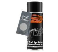TRISTARcolor Vernice per auto Bomboletta spray per NIO B4HNS New Moon Silver Metallic Bomboletta a spruzzo di vernice di base da 400ml