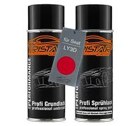 TRISTARcolor Vernice per auto Bombolette spray per Seat LY3D Rojo Tornado | Tornado Rot, Kit vernice di fondo + base, bombolette spray 400ml